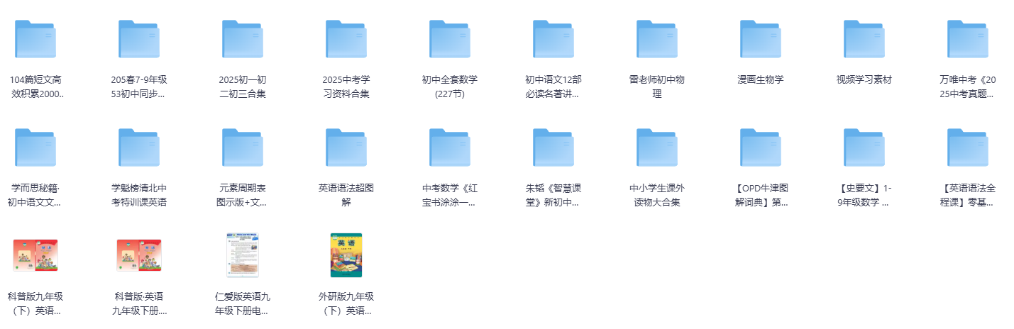 初中学习全攻略：优质资料、真题试卷与课外阅读一站式指南