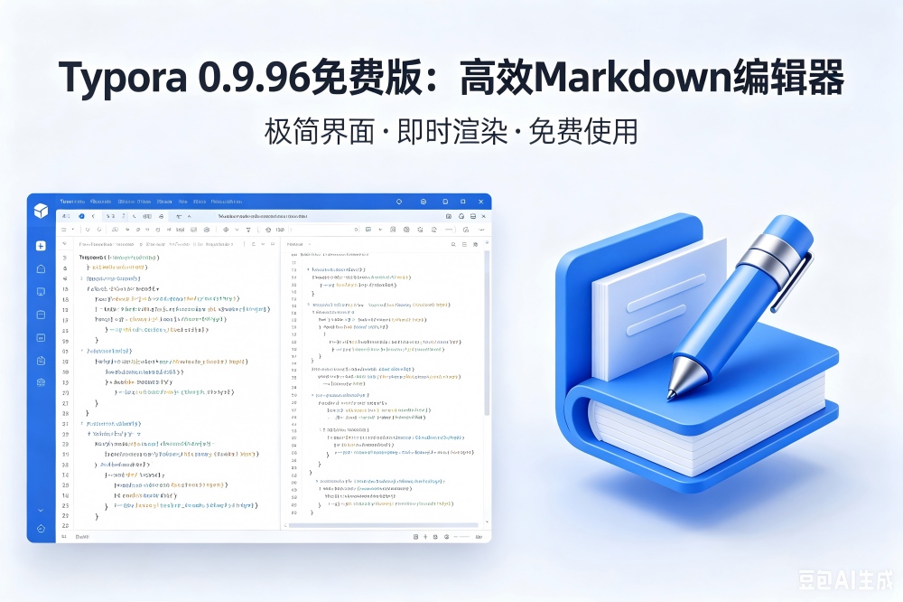 封神级Markdown神器｜Typora 0.9.96免费版，永久无广告，新手也能轻松上手